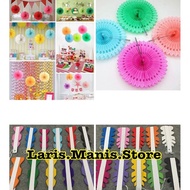 Paper fan 20 cm - paper fan - paper fan party decoration - paper fan - paper fan set