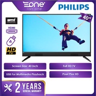 Philips 40" Full HD LED TV 40PFT5583/68 | with Front Speaker | Digital Tuner DVB-T/T2 | MYTV DDTV | Klang Valley | Own Lorry Delivery | 40" Televisyen