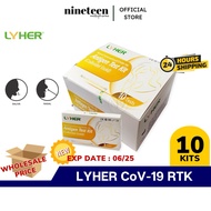 LYHER 2-in-1 Covid-19 Home Rapid Antigen Self Test Kit (Nasal/Saliva) 10’s