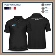 Microfiber Polo T Shirt Jersey Jaecoo J7 Omoda PHEV Vehicle Baju Murah Lelaki Unisex Logo Sulam Embr
