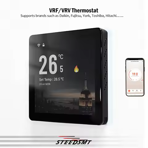 ZIGBEE VRF/VRV Air Conditioner Smart THERMOSTAT for Rapid Heating Cooling Adjust Refrigerant Flow Ra