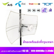 ส่งจากกรุงเทพฯ 5G 4G LTE Wifi B310 เราเตอร์เสาอากาศกลางแจ้ง MIMO ตารางเสาอากาศ /2x30dbi 698-6000mhz 