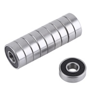 QIAOWEIS 608 2RS Sealed Deep Groove 608-2RS Ball Bearings Bearing Bearing Steel