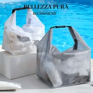 BELLEZZA PURA Large Capacity Storage Bag Cosmetic Shopping Bag Swimming Gym Waterproof Bag