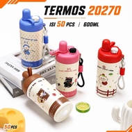 Tumbler 20270 600ml Cute 600ml Stainless Steel Heat Resistant Tumbler/
