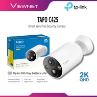 TP-LINK TAPO C425 SMART WIRE-FREE SECURITY CAMERA SYSTEM IN/OUTDOOR CAMERA WITH IP65 WATER & DUST RE