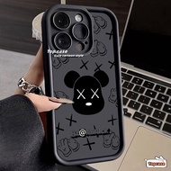 Compatible for Infinix Smart 8 7 Hot 40 Pro 40i 30i 30Play 30i Spark Go 2024 2023 Note 30 VIP 12 Turbo G96 Violent Black Bears All-inclusive Phone Case Soft Cover