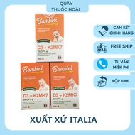 BAMBINI D3+K2MK7 DROPS supplements D3 and K2 to help children absorb calcium, strong bones and teeth