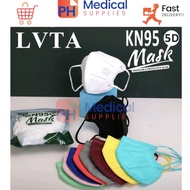 KN95 5D 5ply/3ply L-VTA Mask 10PCs and Indoplas Surgical Facemask 50PCs