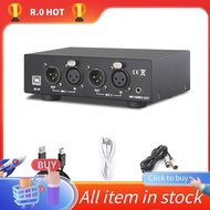 2 Channel 48V Phantom Power Supply Universal Compact Phantom Power Set for Condenser Microphone Musi