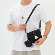 ICONZERO Small Messenger Bag for men Fashion Casual Lightweight Oxford mini crossbody Sling Bags man
