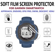 Ready Stock] Soft Film Screen Protector for Garmin Enduro 2 Epix Pro 2 Approach S70 S62 S50 Descent 
