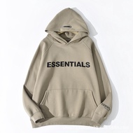 ☂ FEAR OF GOD FOG ESSENTIALS เส้นคู่สูงถนนกว้างสไตล์อเมริกันเสื้อกันหนาวมีฮู้ดจุดแจ็คเก็ตอินเทรนด์ขอ