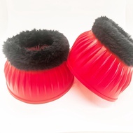 Equestrian Supplies Silicone Style Red Horseshoe Covers with Series Horse Hoof Protection Covers Als