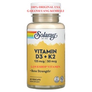 Solaray vitamin d3+k2 vit d3 5000iu 100% ORIGINAL USA Money Back Guarantee vitamin k2 ORIGINAL | Lov