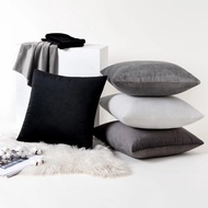 Sofa cushion cover premium suede plain chair cushion cover 40x40 50x50 60x60
