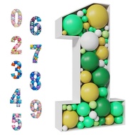 DIY 100cm Big Number 1 2 3 Balloon Filling Box Balloon Stand Birthday Party Decoration Baby Shower B