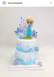 [ Elsa 雙層蛋糕  ]  歡迎訂製 🎂🍰🍮 — 查詢/頂購
