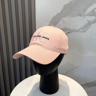 ck Jeans cherry blossom acne embroidered baseball cap adjustable cap men and women with casual sunsh