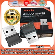 Tenda Wireless Nano USB Adapter AX300 Wi-fi 6 Model W311MI Auto Install Just Install Mini Wifi Adapt