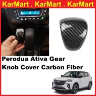 Perodua Ativa Axia New  Alza New Bezza Myvi Gear Knob Cover Carbon Interior Car Accessories Glossy G