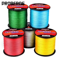PROBEROS Braided Fishing Line ×4 Braided PE Line 300M 6LB 8LB 10LB 15LB 20LB 25LB 30LB 35LB 40LB 50L