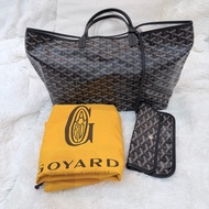 Goyard/ Saint Louis Tote PM/ 黑棕