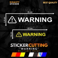STICKER STICKER STICKER CUTTING VIRAL WARNING DANGER LIVESTOCK BEWARE OF BEWARE