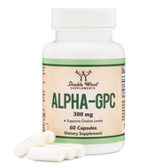 Alpha GPC Choline Capsules - 60 Count, 600mg Servings – Brain Support Aid that Supports Focus, Memor