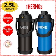 THERMOS Vacuum Insulated Bottle for Sports / 2.5L (2500ml) / FJQ-2500 / Sports Drink OK / For cold d
