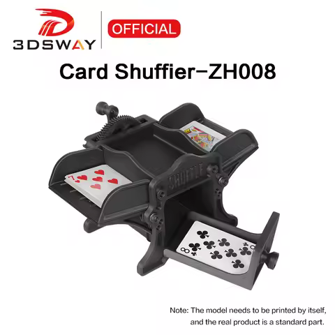 3DSWAY For Bambu Lab 3D printing DIY Creative Model Card Shuffler ZH008 Maker World Creator Program 