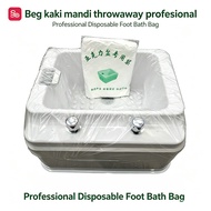 【100pcs】【Extra Large100×65cm】 Disposable Foot Spa Tub Liner | Plastic Basin Bag | Hygienic Feet Soak