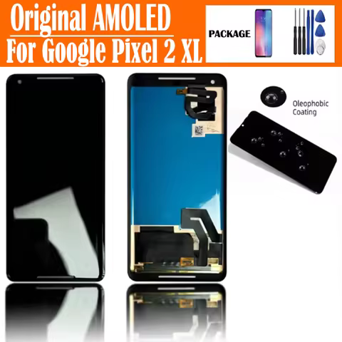 Original Amoled For Google Pixel 2 XL LCD Display Touch Screen for Google Pixel2 2XL Digitizer Assem