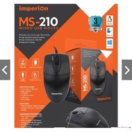 IMPERION MS-210 WIRED MOUSE USB OPTICAL - MOUSE USB OPTIC MS210