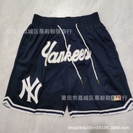 2024 mới Grizzly Celtics đội Jersey quần short thêu túi quần short thân lớn