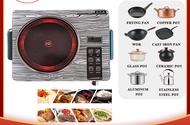 3500W Electric Ceramic Stove Original Burner InfraredIn x1duction Cooker Touch Screen Multifunction 