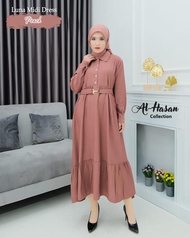 GAMIS LUNA MIDI DRESS BY AL HASAN / BAJU MUSLIM MIDI DRESS