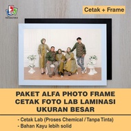 ALFA FRAME Package Minimalist Wooden Laminated Photo Printing - PHOTOSOLUTION - 12R 30x40 12RP 30x45
