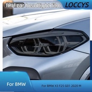 For BMW X3 F25 G01 2020 M Car Headlight Tint Smoke Black Protective Film Vinyl Protection Transparen