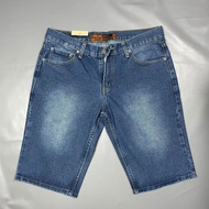Terbaru Celana pendek jeans 606lea/Celana fashion pria wisker scrab size 28-38