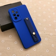 Carristo Samsung Galaxy A72 / A72 5G Simple Back Silicone Case with I-Ring Ring Soft TPU Cover Casin