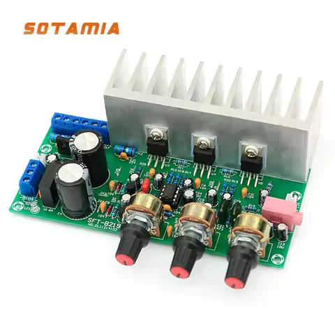 SOTAMIA TDA2050 TDA2030 2.1 Amp Subwoofer Amplifier Audio Board 2x15W+30W Amplificador Hifi Power Am