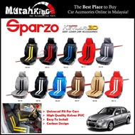 Sparzo Kevlar Carbon 3D Seat Cover Cushion Cover For Proton Saga BLM (1 Piece)