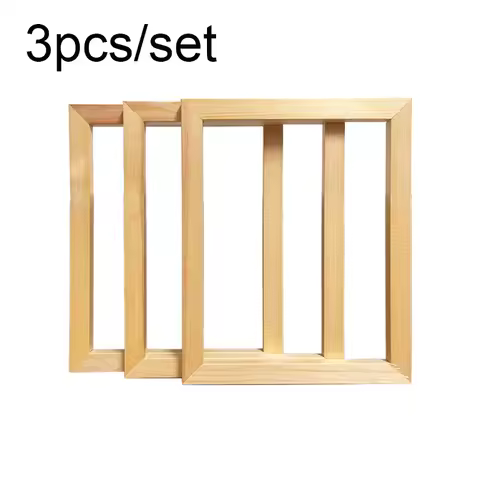3pcs Canvas Frame Wooden Frames Wooden Photo Oil Painting Canvas Diamond Painting Frames Canvas Wood