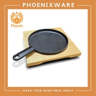 Hot Pan With Flat Handle 18-20-22 Cm With And Base YY8013 YY8014 YY8015