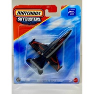 Matchbox BOEING F/A-18 SUPER HORNET Black Sky Busters F18 Fighter Aircraft 72 Diecast Plane Hotwheel