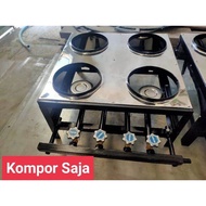 Kompor Martabak Mini 4 Tungku 4 Kran Kotak Kompor Serabi Sambal Gami