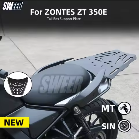 Motorcycle For ZONTES ZT 350E 350 E E350 350E Rear Rack Bottom Plate Tail Box Support Plate Accessor