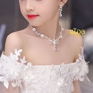 Necklace Earrings*The Shop Is On Ratchada And You Can Try It*KF671 Silver Accessories