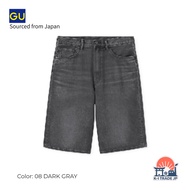 GU Jorts Unisex XS-3XL Cotton Denim Baggy Shorts Shipped from Japan